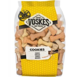 Dog biscuits Voskes Voeders Cookies Dental Bone 4 Mix 400gr
