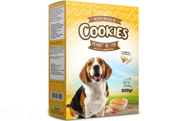 Dog biscuits Mediterranean Cookies Peanut butter 500gr