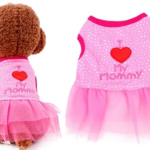 I Love my Mommy dog ​​dress