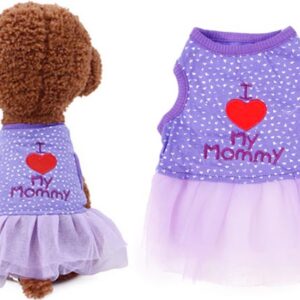 I Love my Mommy dog ​​dress