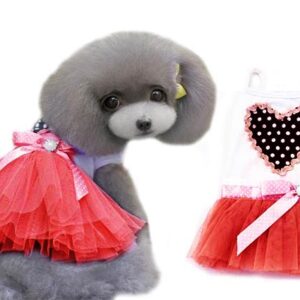 Heart dog dress