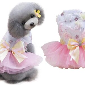 Flowers Queen dog dress