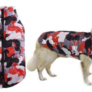 Camouflage dog jacket