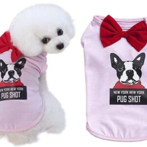 New York Pug Shot dog shirt