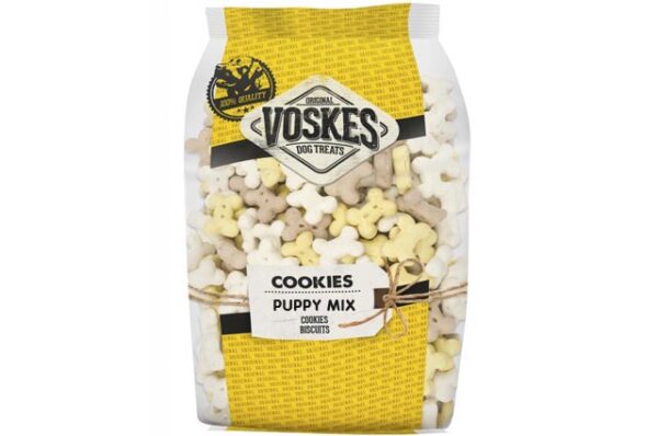 Dog biscuits Voskes Voeders Cookies Puppy Mix 400gr