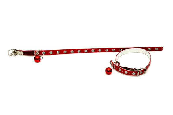 Strass cat collar 31 cm long