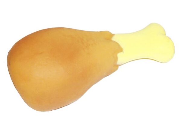 Dog toy chicken bone 14 cm, with sound