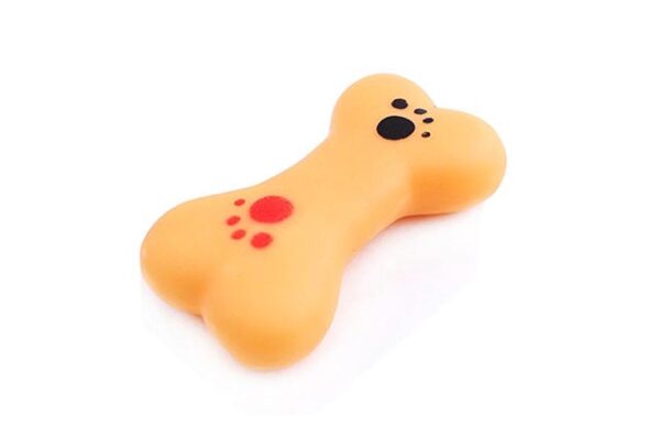 Dog bone toy with sound 9 cm