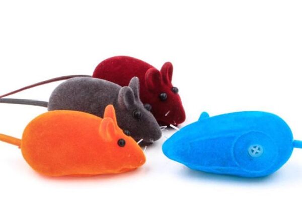 Cat toy mouse noisy 6 cm with sound