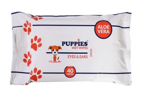 Eye and ear cleaning wipes Puppies 40 pcs