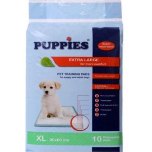Dog floor diapers 10 pieces 90x60 cm with sticker