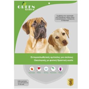 Antiparasitic dog ampoules XXL Green Shield 3pcs 9ml