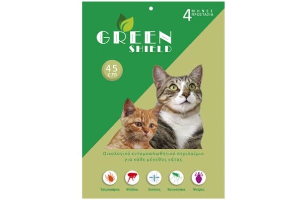Green Shield antiparasitic cat collar