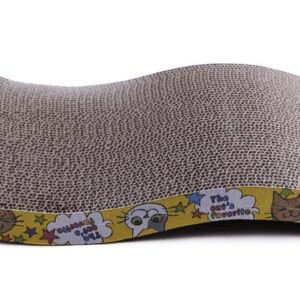 Cat scratch track 45x24x4.5cm with catnip