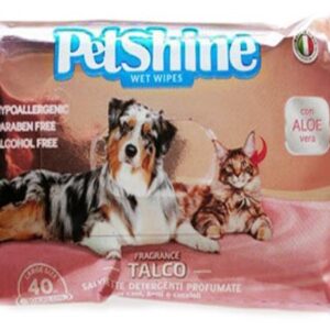 Cleaning wipes PetShine – Talco, 40 pieces