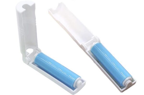 Silicone roller for dog and cat hair removal