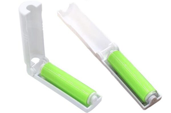 Silicone roller for dog and cat hair removal