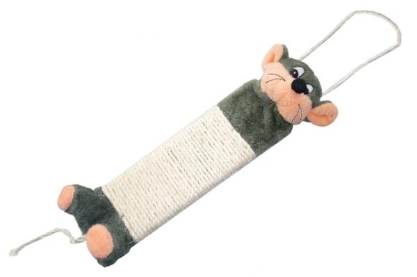 Cat toy nail track mouse wooden 38cm
