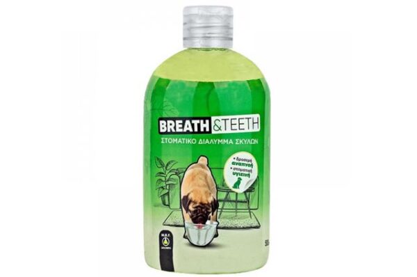 Breath and Teeth Dog Mouthwash 500ml