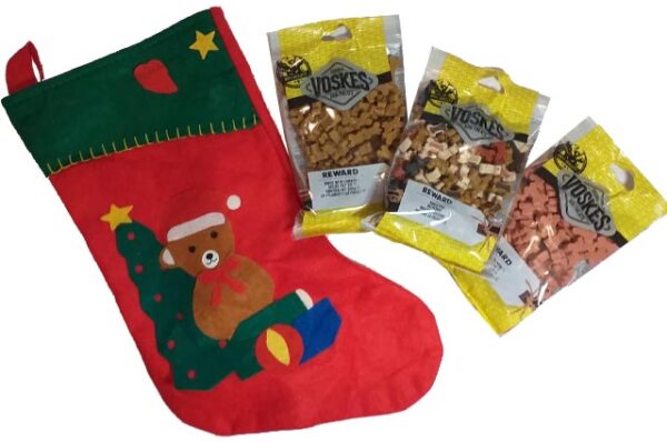Gift stocking Christmas delicacies Voskes 600gr