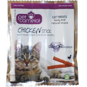 Chicken Sticks cat treats with 100% natural meat 3 pieces
