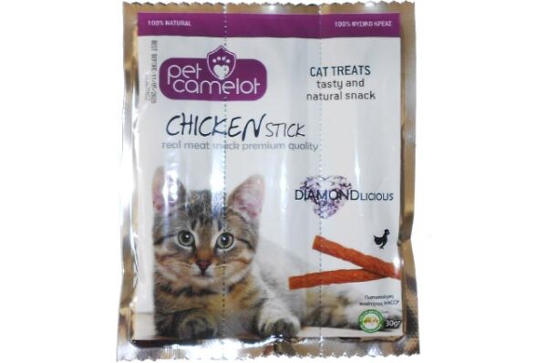 Chicken Sticks cat treats with 100% natural meat 3 pieces