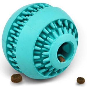 Dog ball with slot for treats 6.5cm