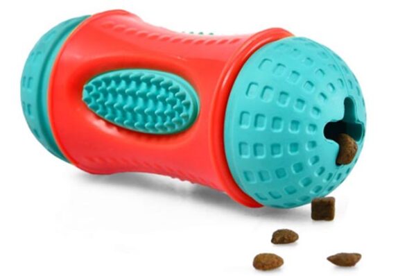 Dog toy with slot for treats 13cm