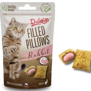 Cat treats Dafiko Filled Pillows hare 40g
