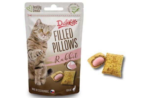 Cat treats Dafiko Filled Pillows hare 40g