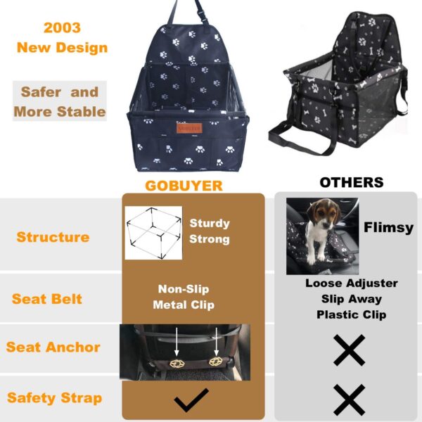 GoBuyer Waterproof Pet Dog Car Seat - Image 3