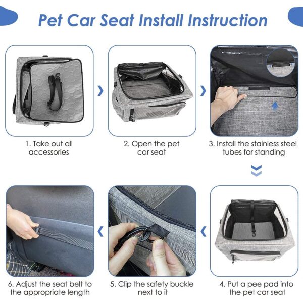 GoBuyer Waterproof Pet Dog Car Seat - Image 6